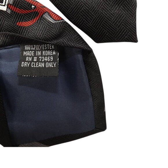 Vintage Looney Tunes Taz Necktie 1999 Computer Printer Cartoon Novelty Tie - Picture 5 of 5